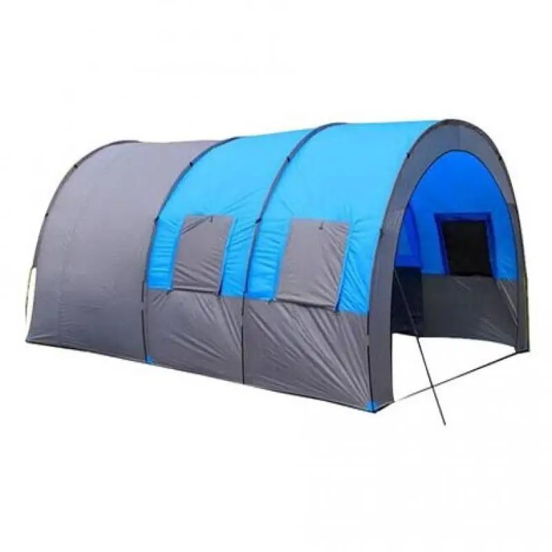 

Пляжная палатка для 5-8 человек, синяя, уличная, солнцезащитная, складная, 1 слой, ткань Оксфорд, 480x310 см, портативная, для кемпинга, пешего тури...