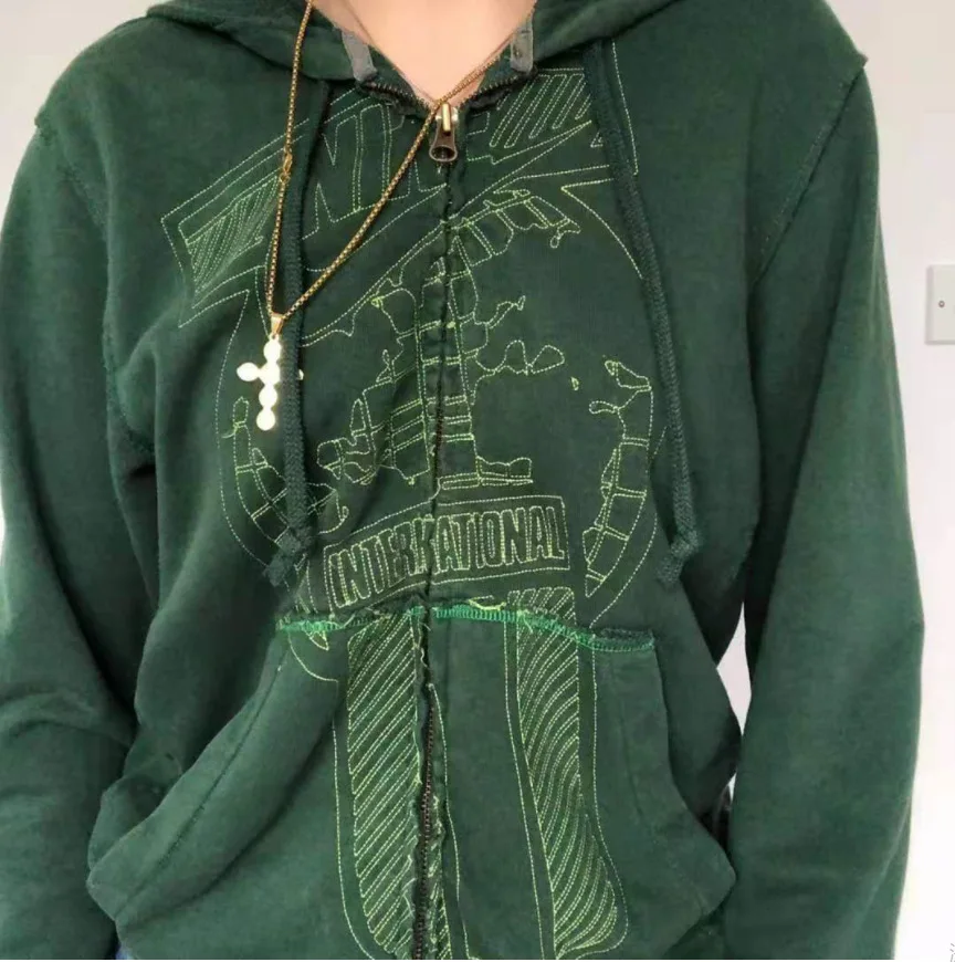 Gothic Sweater Hoodie Women's Autumn/Winter Long Sleeve Zip Jacket Harajuku Streetwear Y2K Zip Hoodie tops E-girl jacket kawaii
Gothic Sweater Hoodie Women's Autumn/Winter Long Sleeve Zip Jacket Harajuku Streetwear Y2K Zip Hoodie tops E-girl jacket kawaii