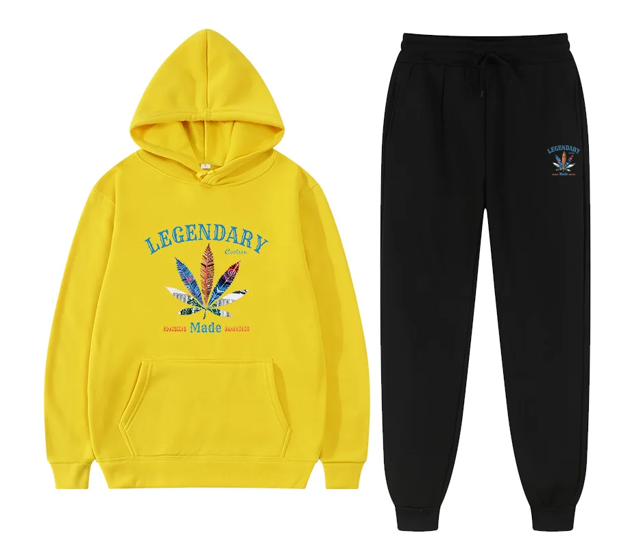 2021 new European and American couple sports suit men's fashion casual Hooded Sweater jogging suit + trousers
2021 new European and American couple sports suit men's fashion casual Hooded Sweater jogging suit + trousers