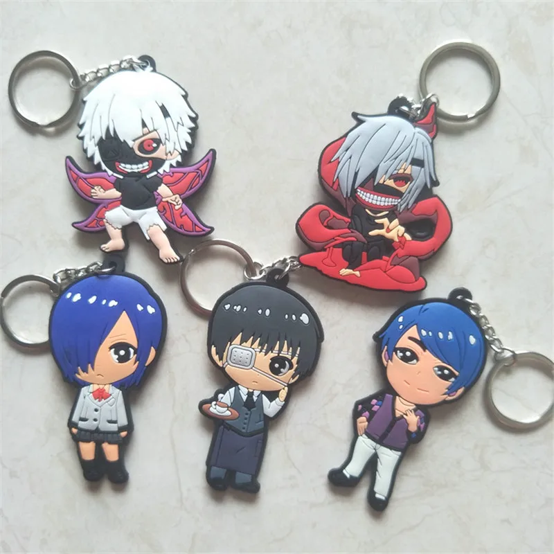 5 шт./лот Аниме Tokyo Ghoul брелок Kaneki Ken Kirishima Touka Rize фигурка ПВХ Подвеска Аксессуары двустороннее кольцо для ключей
5 шт./лот Аниме Tokyo Ghoul брелок Kaneki Ken Kirishima Touka Rize фигурка ПВХ Подвеска Аксессуары двустороннее кольцо для ключей