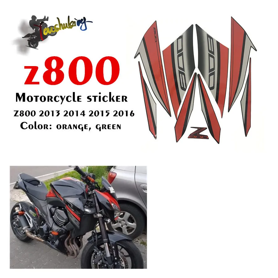 Красный цвет для ниндзя 3 м набор стикеров s for13 16 z800 ninjaz800 мотоцикл топливный бак