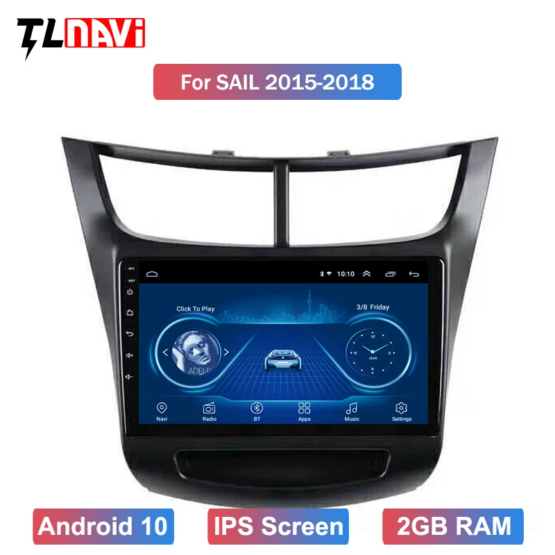 9 дюймов Android 10 IPS экран Автомобильная Мультимедийная система для Sail 3 2015 2018