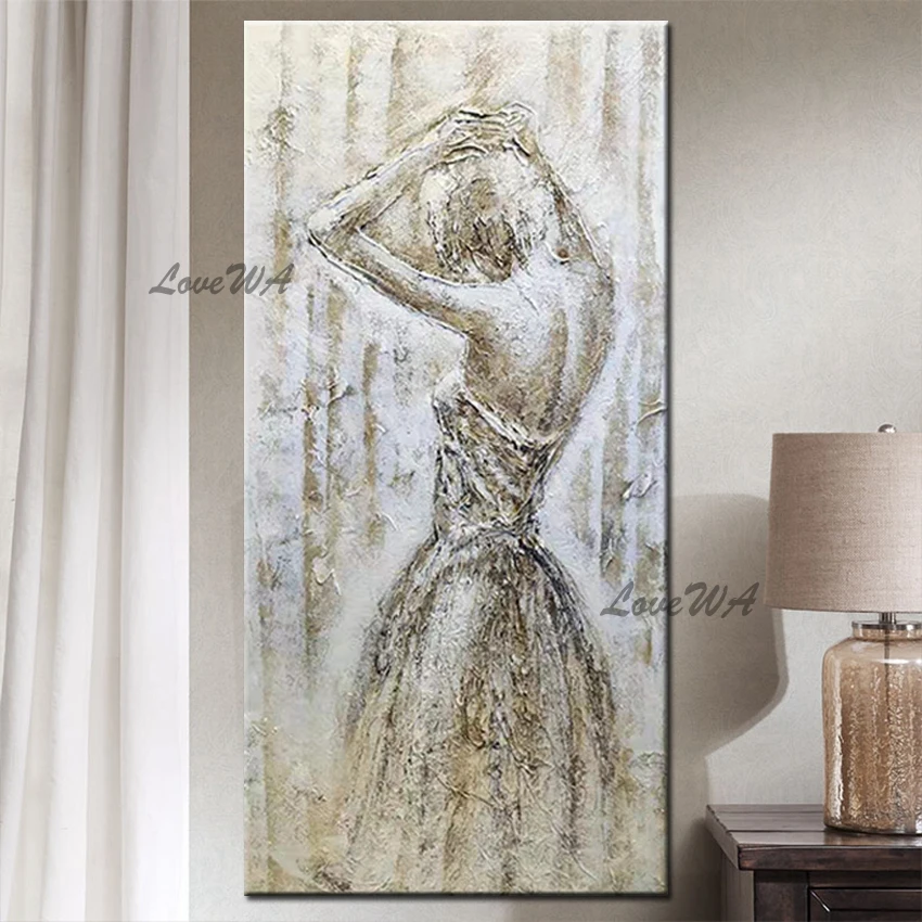 Sexy Nude Woman Picture 100% Hand Painted Abstract Girl Oil Painting Canvas Wall Art Modern Bedroom Decoration Wall Showpieces
Sexy Nude Woman Picture 100% Hand Painted Abstract Girl Oil Painting Canvas Wall Art Modern Bedroom Decoration Wall Showpieces