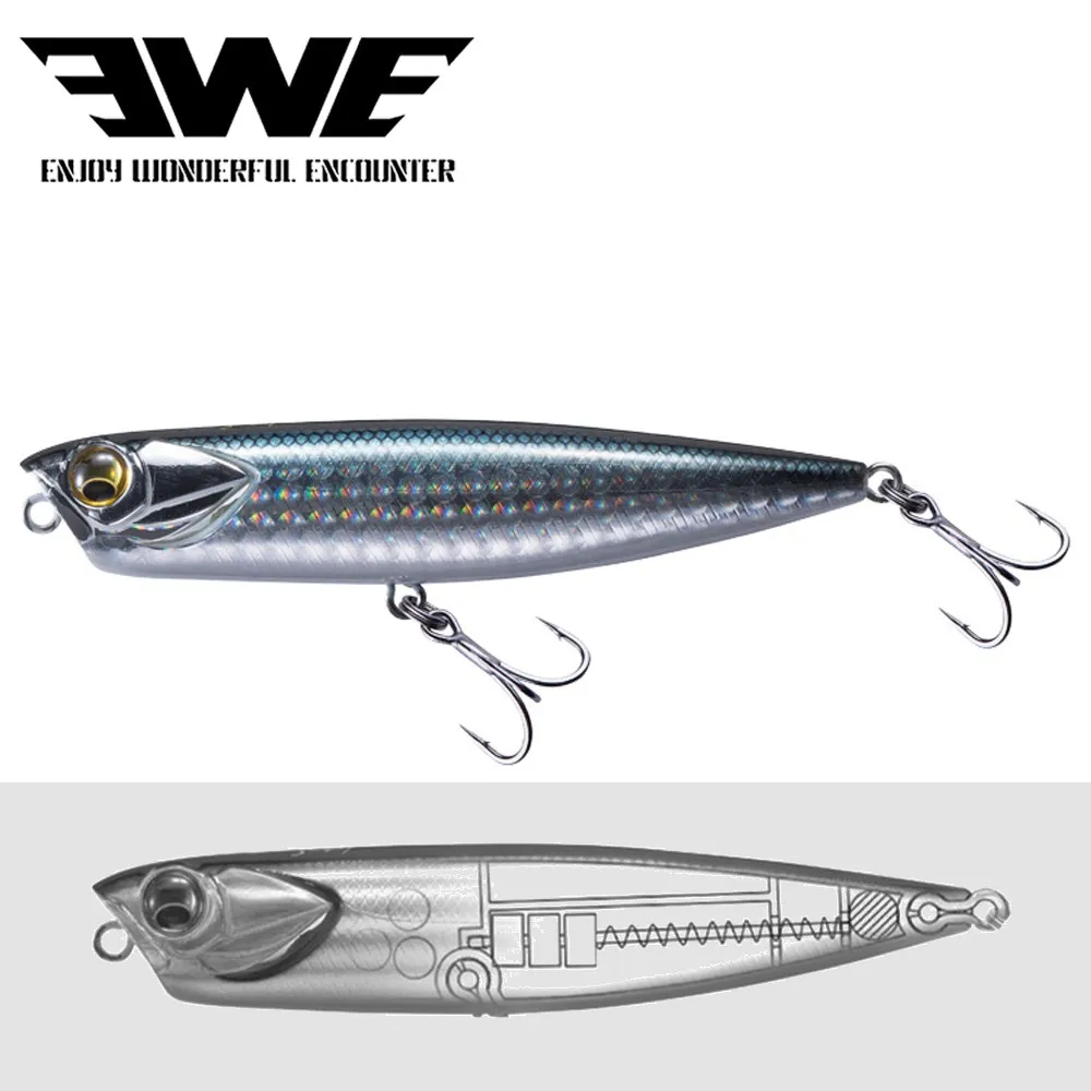 Новинка 2020 года, приманка EWE AR-C Topwater Penicl, плавающая поверхностная приманка Sitckbait DOG-X, поверхностная приманка для ловли павлина, окуня, щуки
Новинка 2020 года, приманка EWE AR-C Topwater Penicl, плавающая поверхностная приманка Sitckbait DOG-X, поверхностная приманка для ловли павлина, окуня, щуки