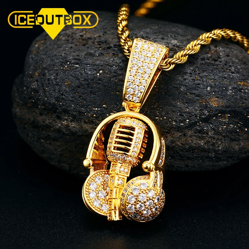 ICEOUTBOX микрофон Подвеска наушники Цепочки и ожерелья льдом AAA + Кубического циркония кулон Для мужчин хип-хоп ювелирные изделия подходит с 4 м...
ICEOUTBOX микрофон Подвеска наушники Цепочки и ожерелья льдом AAA + Кубического циркония кулон Для мужчин хип-хоп ювелирные изделия подходит с 4 м...