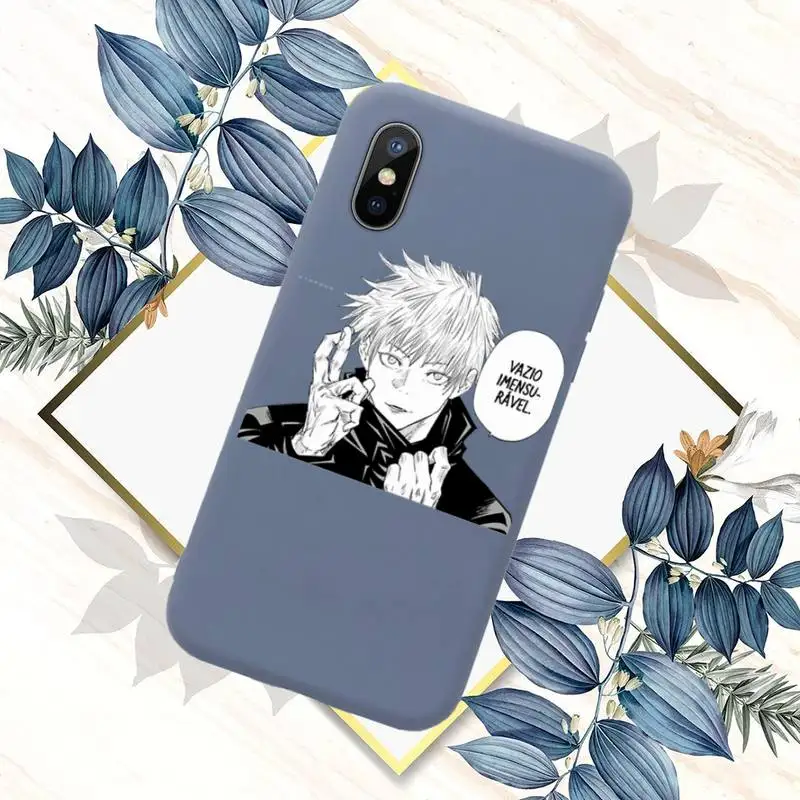 Jujutsu Kaisen Phone Case Blue Candy Color for iPhone 11 12 mini pro XS MAX 8 7 6 6S Plus X SE 2020 XR
Jujutsu Kaisen Phone Case Blue Candy Color for iPhone 11 12 mini pro XS MAX 8 7 6 6S Plus X SE 2020 XR