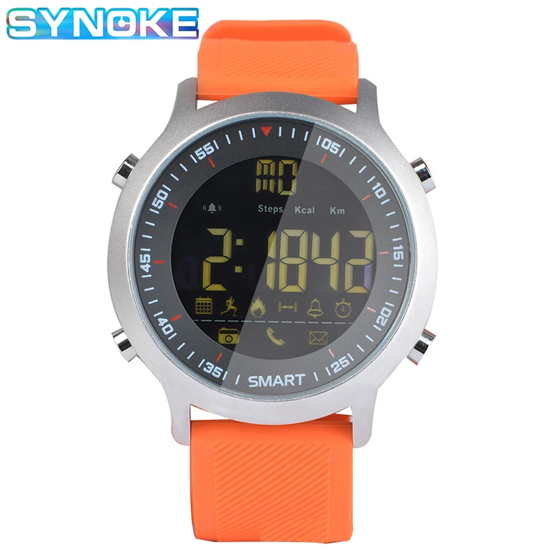 

SYNOKE Smart Watch Men Sports Sleep Monitoring Waterproof Digital Watches Swimming Pedometer Smartwatch for Android IOS