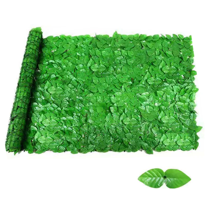 

1 Roll Artificial Leaf Fence Wall Landscaping For Outdoor Garden Backyard Balcony Privacy 0.5M Height