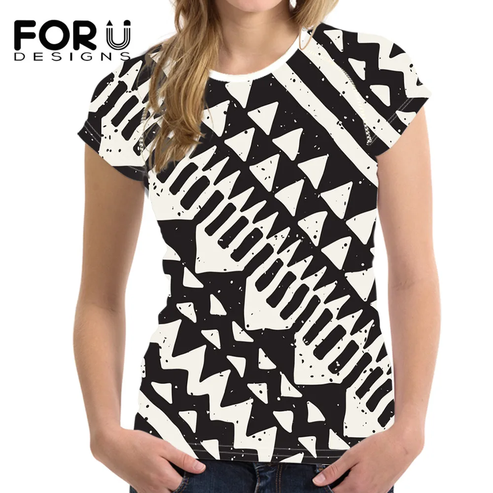 FORUDESIGNS Breath T Shirt Women African Tribe Printing O-Neck Comfortable Ladies Tops T-Shirt Short Sleeve T-shirt For Females
FORUDESIGNS Breath T Shirt Women African Tribe Printing O-Neck Comfortable Ladies Tops T-Shirt Short Sleeve T-shirt For Females