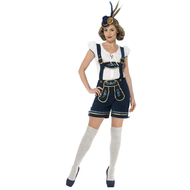 Немецкий праздничный костюм на Октоберфест Lederhosen, платье для девушек в баре, баварский костюм для косплея, костюм пары
Немецкий праздничный костюм на Октоберфест Lederhosen, платье для девушек в баре, баварский костюм для косплея, костюм пары