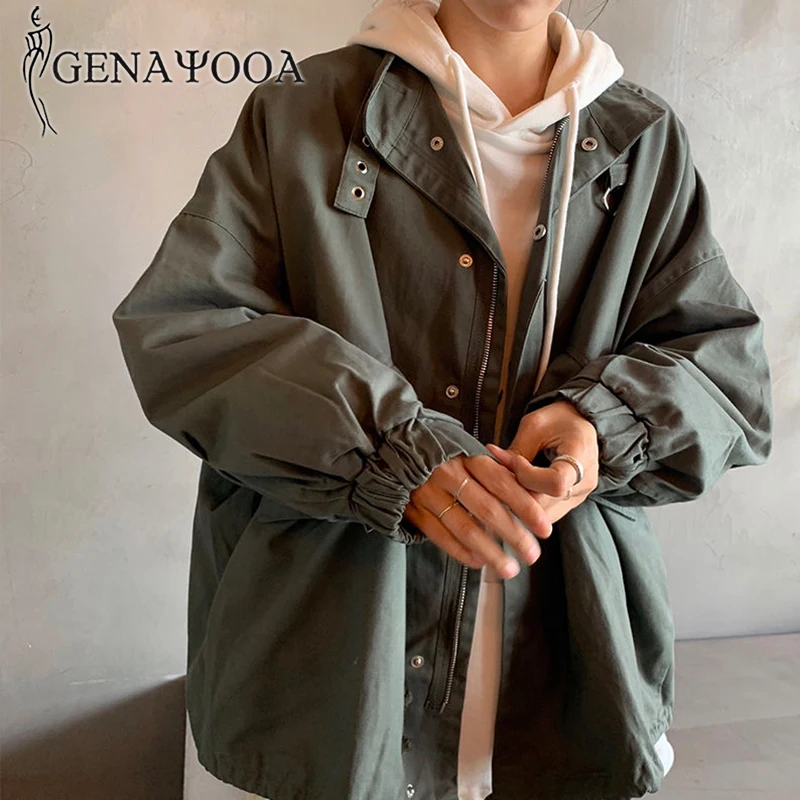 Genayooa Solid Coat Women Winter Long Sleeve Warm Jackets For Women Basic Oversized Streetwear Loose Ladies Jackets Korean Style
Genayooa Solid Coat Women Winter Long Sleeve Warm Jackets For Women Basic Oversized Streetwear Loose Ladies Jackets Korean Style
