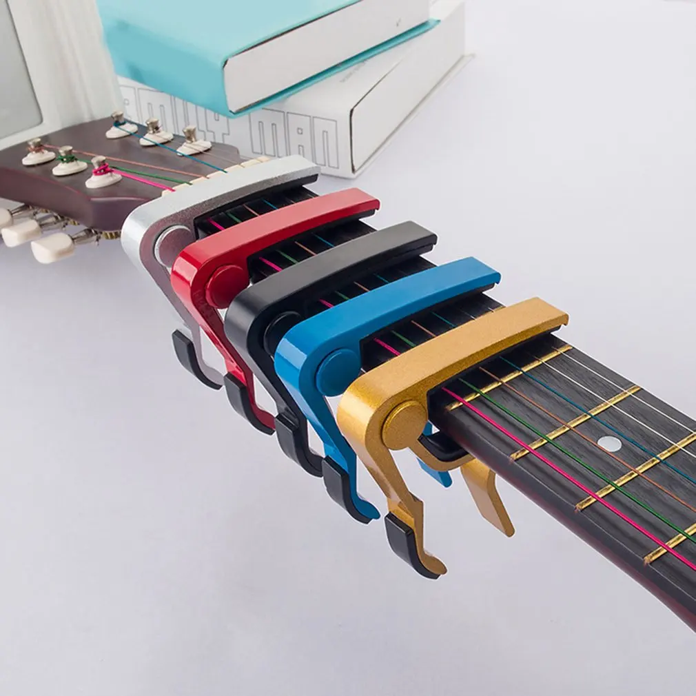 Universal Guitar Capo Quick Change Clamp Key Aluminium Alloy Metal Capo for Acoustic Classic Electric Guitar Parts Accessories
Universal Guitar Capo Quick Change Clamp Key Aluminium Alloy Metal Capo for Acoustic Classic Electric Guitar Parts Accessories