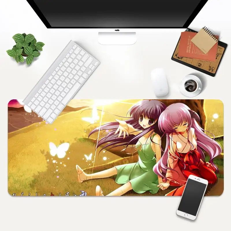 Higurashi When They Cry Gamer Speed Mice Rubber Mousepad Animation XL Large Gamer Keyboard PC Desk Mat Takuo Tablet Mousepads
Higurashi When They Cry Gamer Speed Mice Rubber Mousepad Animation XL Large Gamer Keyboard PC Desk Mat Takuo Tablet Mousepads
