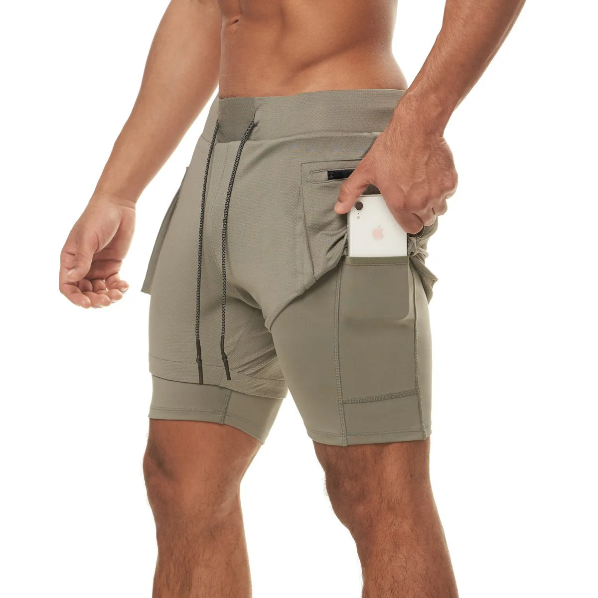 Summer tooling sports fitness quick drying shorts men's solid color mesh breathable running training pants
Summer tooling sports fitness quick drying shorts men's solid color mesh breathable running training pants