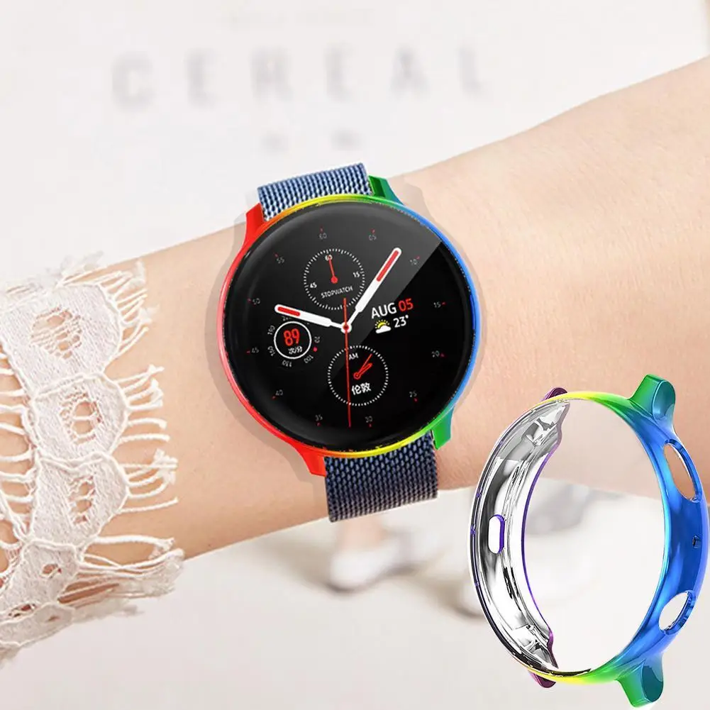TPU Cover Cases For Galaxy Watch Active 2 Case For Samsung Galaxy Watch Active 2 Protector Full Screen Protection Colorful 
TPU Cover Cases For Galaxy Watch Active 2 Case For Samsung Galaxy Watch Active 2 Protector Full Screen Protection Colorful