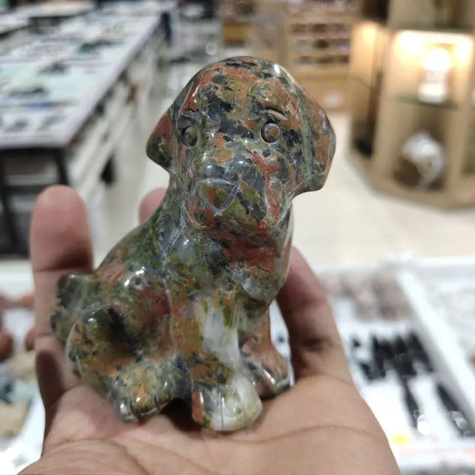 Природный кристалл животное ручная резка цветок зеленый сокровище милая собака лечение рейки демагнитизация минеральный кварц домашний д...
Природный кристалл животное ручная резка цветок зеленый сокровище милая собака лечение рейки демагнитизация минеральный кварц домашний д...