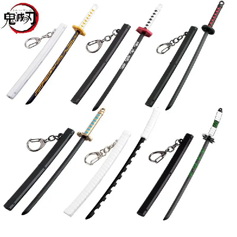 Popular Anime Demon Slayer Blade Kitchen Gate Tanjiro Scabbard Second Generation Sunwheel Sword With Sheath Model Metal Keychain
Popular Anime Demon Slayer Blade Kitchen Gate Tanjiro Scabbard Second Generation Sunwheel Sword With Sheath Model Metal Keychain