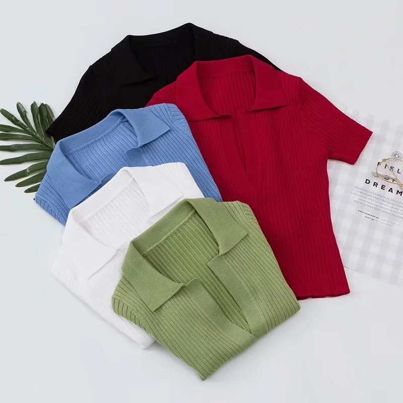 WOMENGAGA Summer New Style V-neck Solid Color Middle-sleeve Slim-fit Short Thread All-match Short Thin Sweater Woman U1CX
WOMENGAGA Summer New Style V-neck Solid Color Middle-sleeve Slim-fit Short Thread All-match Short Thin Sweater Woman U1CX