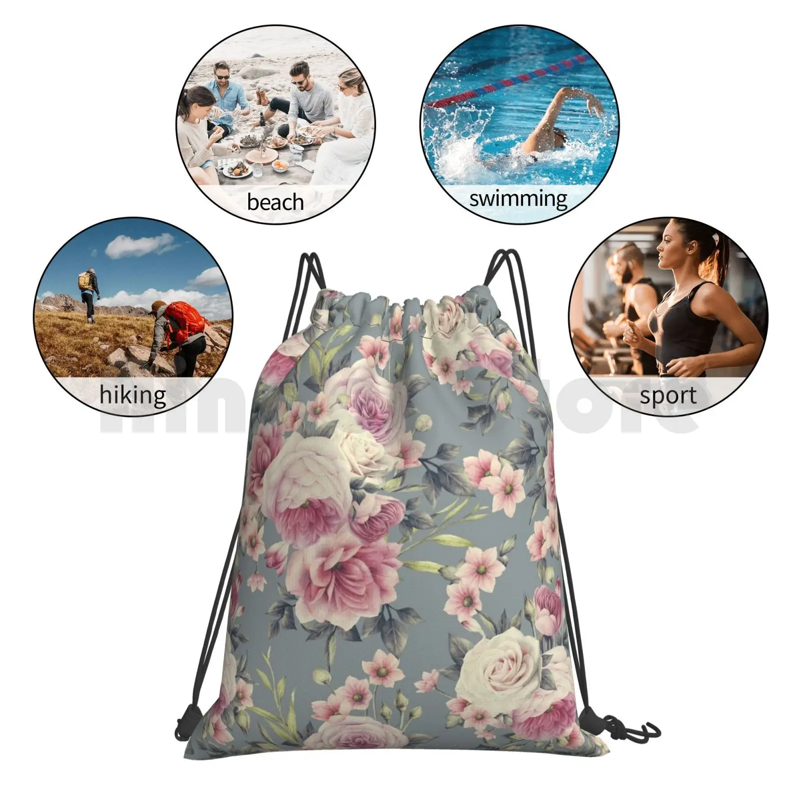 Rose Floral Pattern Backpack Drawstring Bags Gym Bag Waterproof Rose Roses Rose Pattern Rose Design Floral Floral Pattern
Rose Floral Pattern Backpack Drawstring Bags Gym Bag Waterproof Rose Roses Rose Pattern Rose Design Floral Floral Pattern