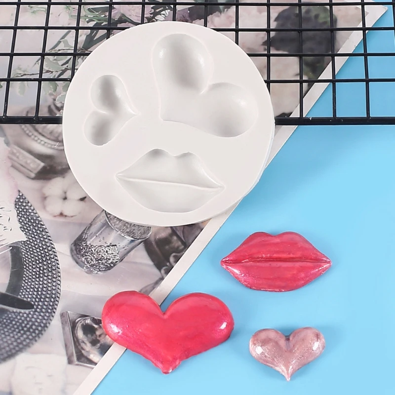 Valentine's Day Love Red Lips Ornaments Epoxy Resin Mold Cake Decorations Silicone Mould DIY Crafts Jewelry Mold
Valentine's Day Love Red Lips Ornaments Epoxy Resin Mold Cake Decorations Silicone Mould DIY Crafts Jewelry Mold