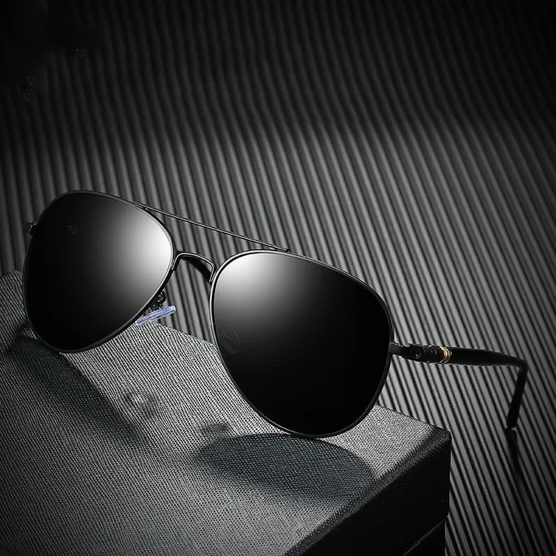 Фото Женские солнцезащитные очки авиаторы ZENOTTIC черные - купить