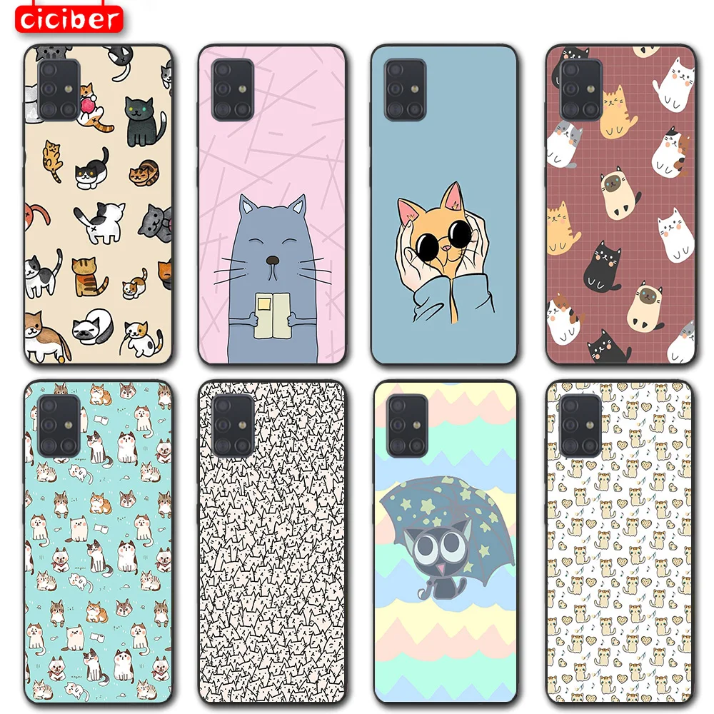 Cartoon Cat Case For Samsung Galaxy S21 S20 S10 S9 S8 Plus Ultra A51 A50 A71 A70 A72 A52 A21S NOTE 20 10 9 8 Plus Soft TPU Funda
Cartoon Cat Case For Samsung Galaxy S21 S20 S10 S9 S8 Plus Ultra A51 A50 A71 A70 A72 A52 A21S NOTE 20 10 9 8 Plus Soft TPU Funda