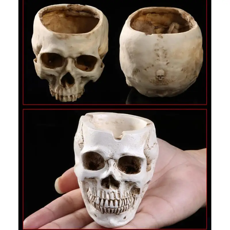 1PCS Resin Hollow Skull Head Decoration Skull Figurine Skull Sculpture Ornaments Home Decoration Accessories Adornos Para Casa
1PCS Resin Hollow Skull Head Decoration Skull Figurine Skull Sculpture Ornaments Home Decoration Accessories Adornos Para Casa