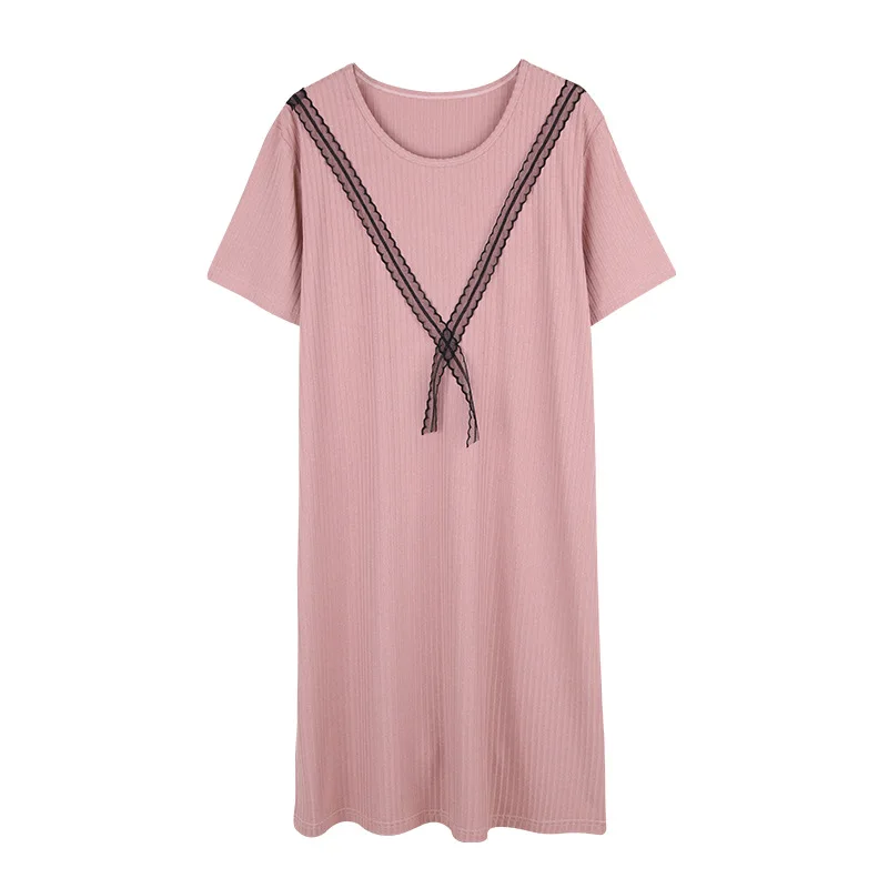 Women's pajamas cool and silky women's nightdress summer new product loose and comfortable women's nightdress can be worn out
Women's pajamas cool and silky women's nightdress summer new product loose and comfortable women's nightdress can be worn out