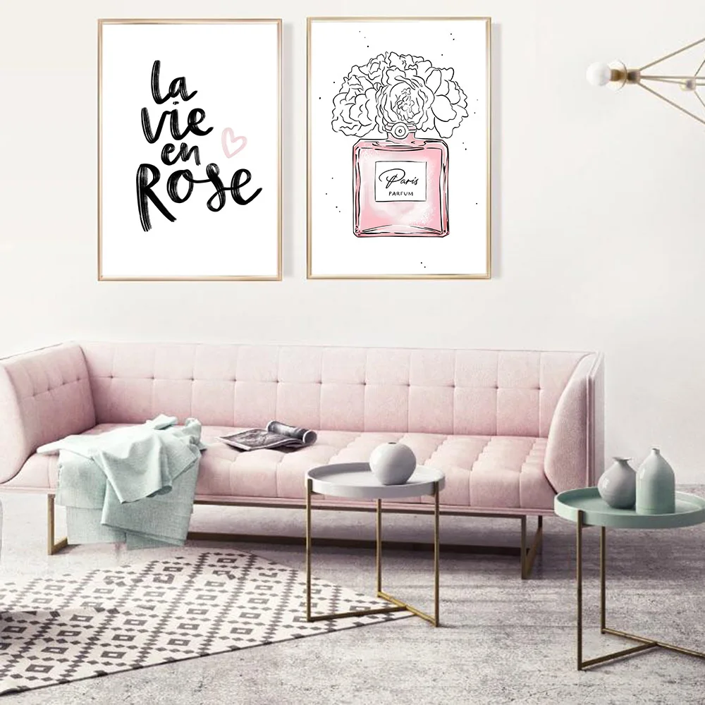 Fashion Perfume Bottle Image Canvas Art Wall Painting Posters and Prints Nordic Quote Wall Pictures for Living Room Home Decor
Fashion Perfume Bottle Image Canvas Art Wall Painting Posters and Prints Nordic Quote Wall Pictures for Living Room Home Decor