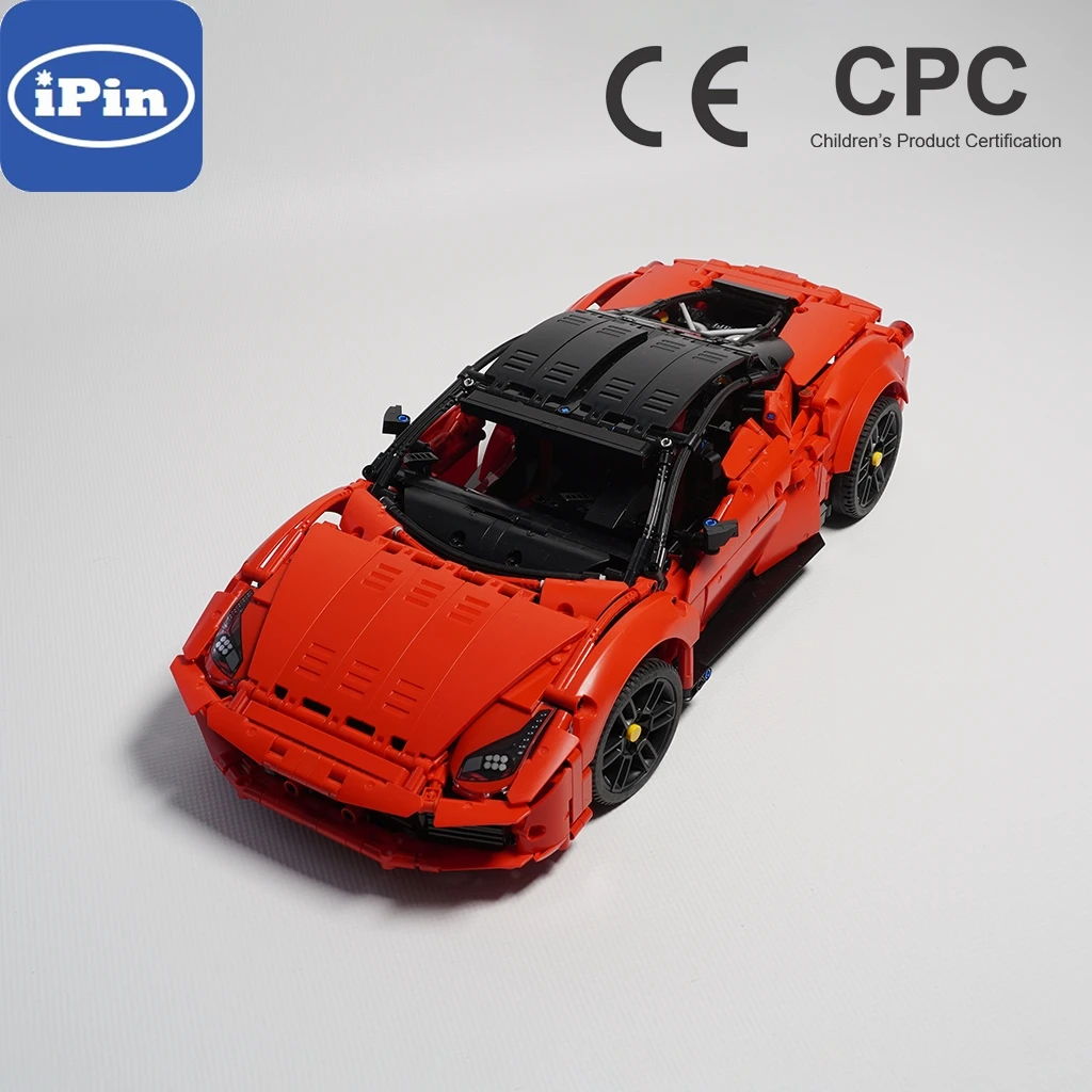Moc-65817, модель 488gtb super sports car 8653, подарок для мальчика 
Moc-65817, модель 488gtb super sports car 8653, подарок для мальчика