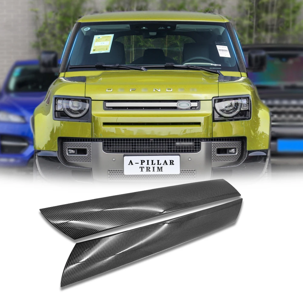 Carbon Fiber Car Window A-Pillars Molding Trim Car Styling Stickers For Land Rover Defender 90 110 2020-2022
Carbon Fiber Car Window A-Pillars Molding Trim Car Styling Stickers For Land Rover Defender 90 110 2020-2022
