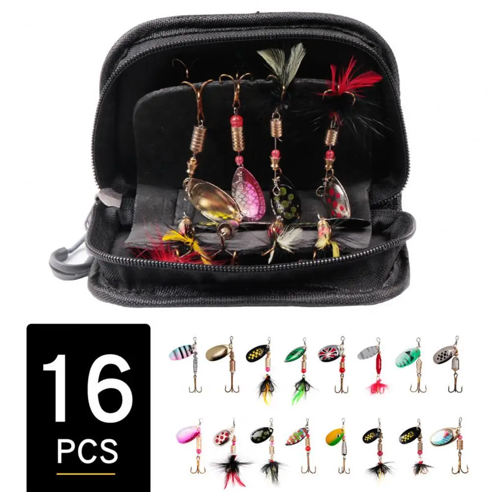 16 шт., металлические наживки-Спиннеры с вращающимися блестками
16 шт., металлические наживки-Спиннеры с вращающимися блестками