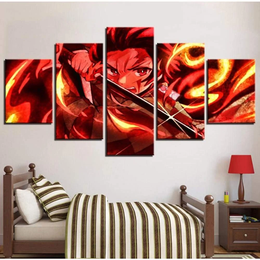 5 Piece Wall Art Canvas Painting Japan Anime Manga Figure Posters Vampire Killer Pictures And Prints Home Modern Bedroom Decor
5 Piece Wall Art Canvas Painting Japan Anime Manga Figure Posters Vampire Killer Pictures And Prints Home Modern Bedroom Decor