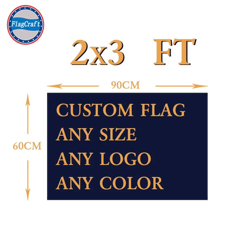 Custom Flag 60x90CM 100D Polyester Banner Printing From Both Sides Back to Back For Sport Advertising Home Decoration Party Gift
Custom Flag 60x90CM 100D Polyester Banner Printing From Both Sides Back to Back For Sport Advertising Home Decoration Party Gift