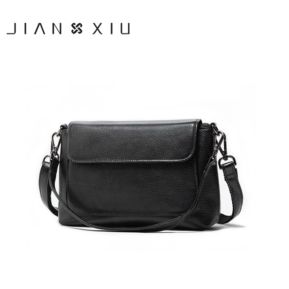 JIANXIU Female Shoulder Crossbody Litchi Texture Genuine Leather Handbag Double Shoulder Strap Multi-purpose Soft Messenger Bags
JIANXIU Female Shoulder Crossbody Litchi Texture Genuine Leather Handbag Double Shoulder Strap Multi-purpose Soft Messenger Bags