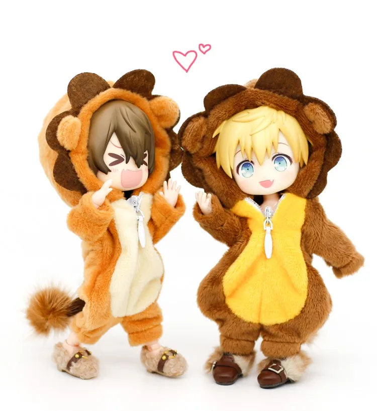 OB11 doll clothes suitable for ob11molly baby clothes animal lion home clothes pajamas jacket GSC body clay suit doll accessorie
OB11 doll clothes suitable for ob11molly baby clothes animal lion home clothes pajamas jacket GSC body clay suit doll accessorie