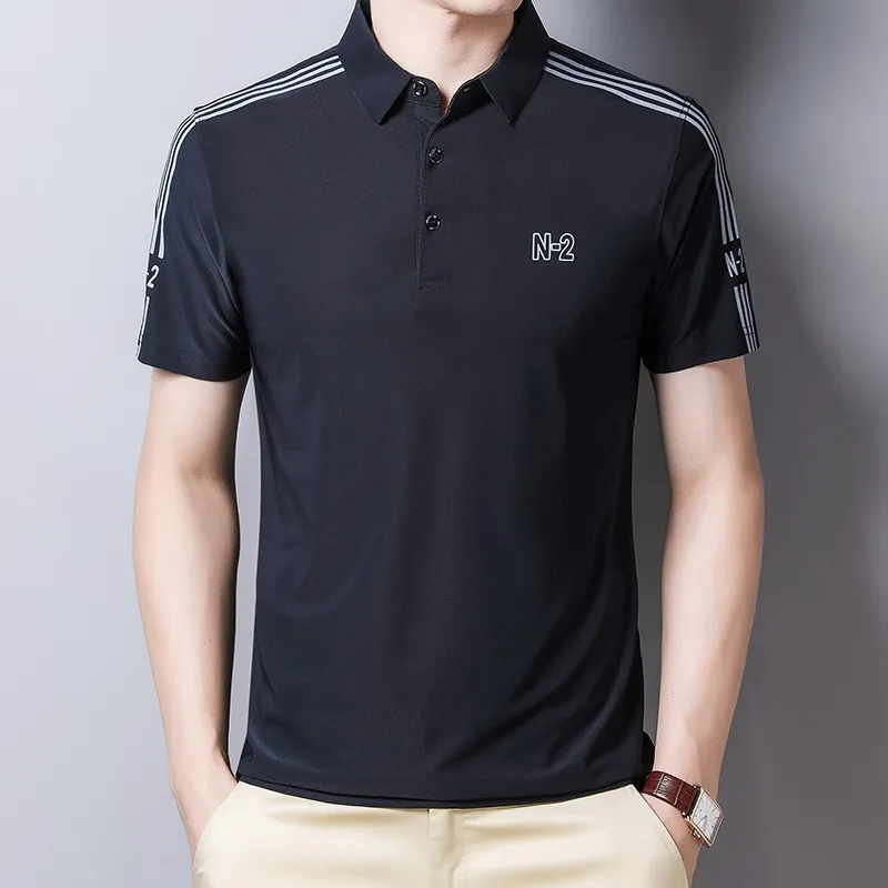 Summer Short Sleeve Polo Shirt Men Fashion Polo Shirts Loose Solid Color Business Casual Men's Clothing Lapel T-shirt 20103
Summer Short Sleeve Polo Shirt Men Fashion Polo Shirts Loose Solid Color Business Casual Men's Clothing Lapel T-shirt 20103