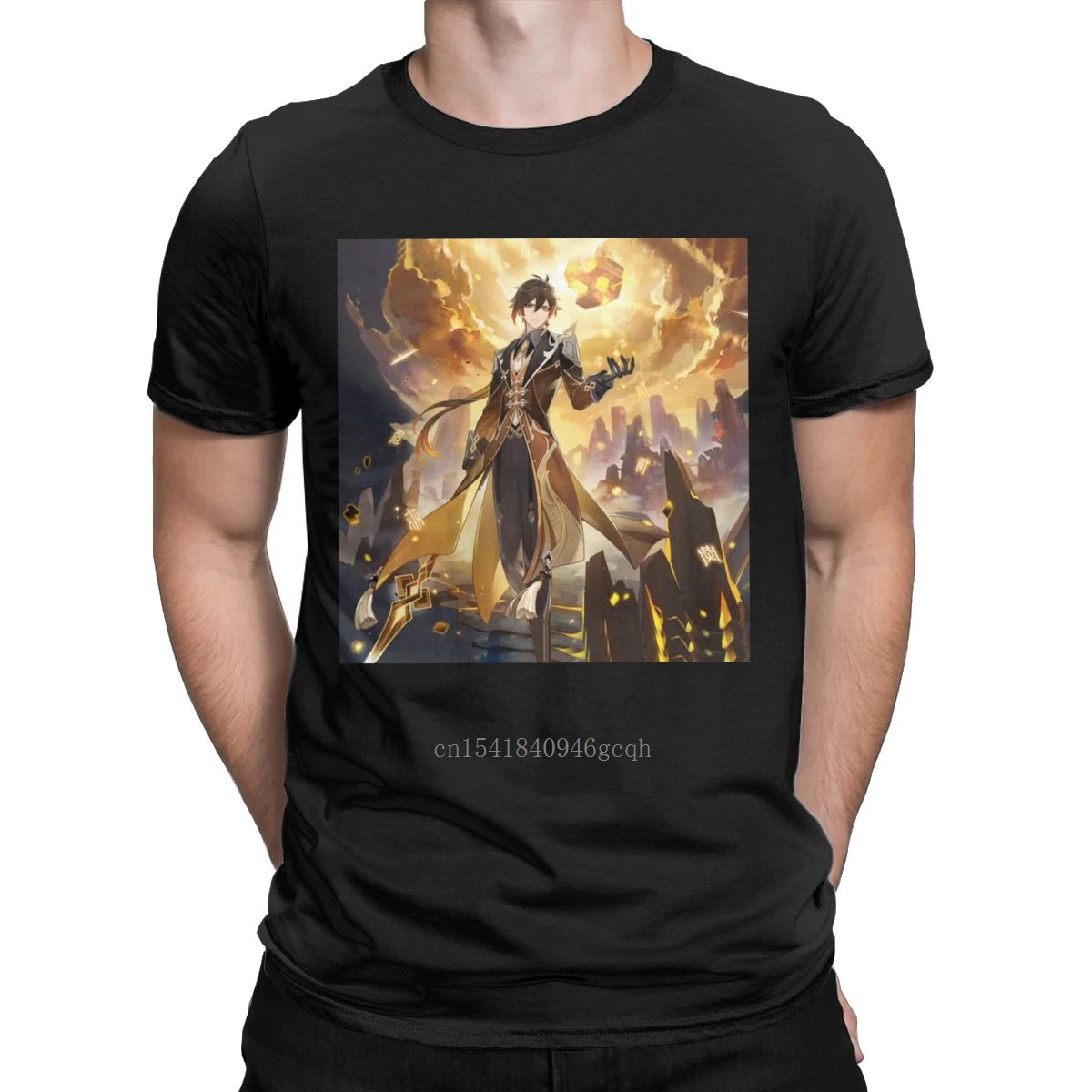 Men's T-Shirts Genshin Impact Zhongli Awesome Pure Cotton Tees Short Sleeve Anime Game T Shirt Crewneck Clothing Graphic
Men's T-Shirts Genshin Impact Zhongli Awesome Pure Cotton Tees Short Sleeve Anime Game T Shirt Crewneck Clothing Graphic