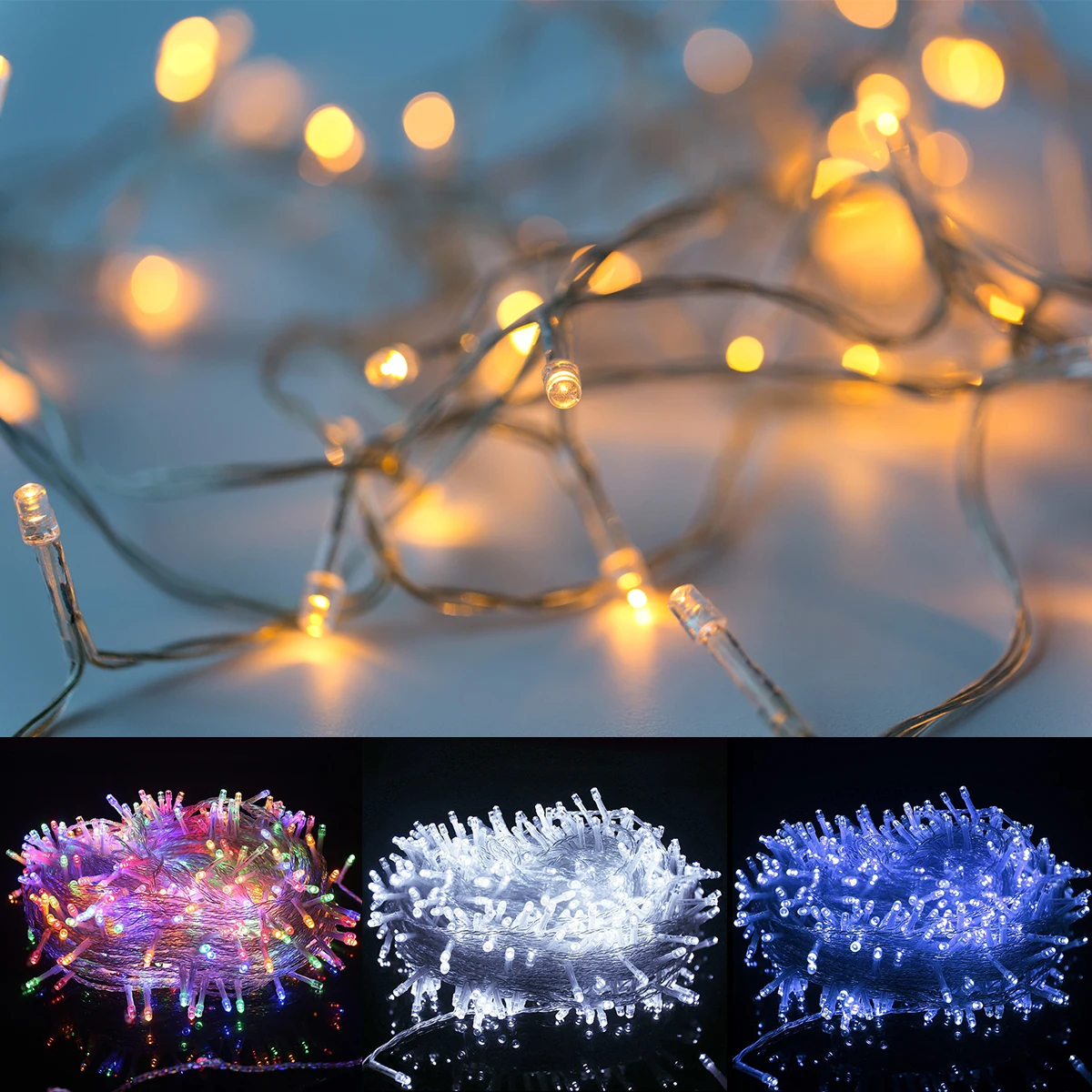 10/20/50/100M LED String Light Garlands LED Decoraction Fairy Lights For Home Wedding Party Holiday Lights Outdoor Christmas
10/20/50/100M LED String Light Garlands LED Decoraction Fairy Lights For Home Wedding Party Holiday Lights Outdoor Christmas