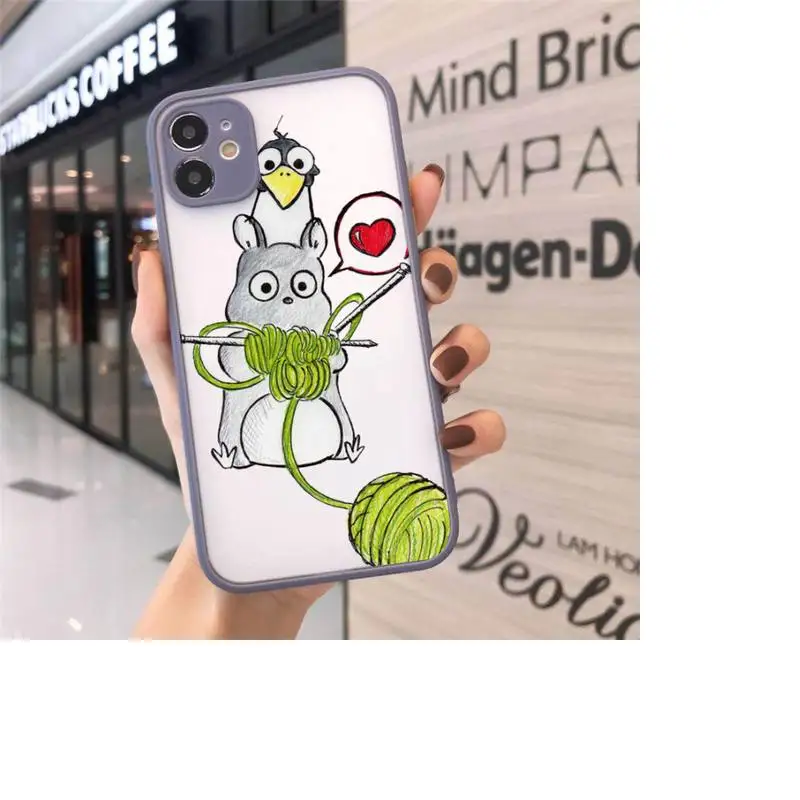 Studio Ghibli Totoro Ponyo Spirited Away Phone Cases matte transparent For iphone 7 8 11 12 plus mini x xs xr pro max cover
Studio Ghibli Totoro Ponyo Spirited Away Phone Cases matte transparent For iphone 7 8 11 12 plus mini x xs xr pro max cover