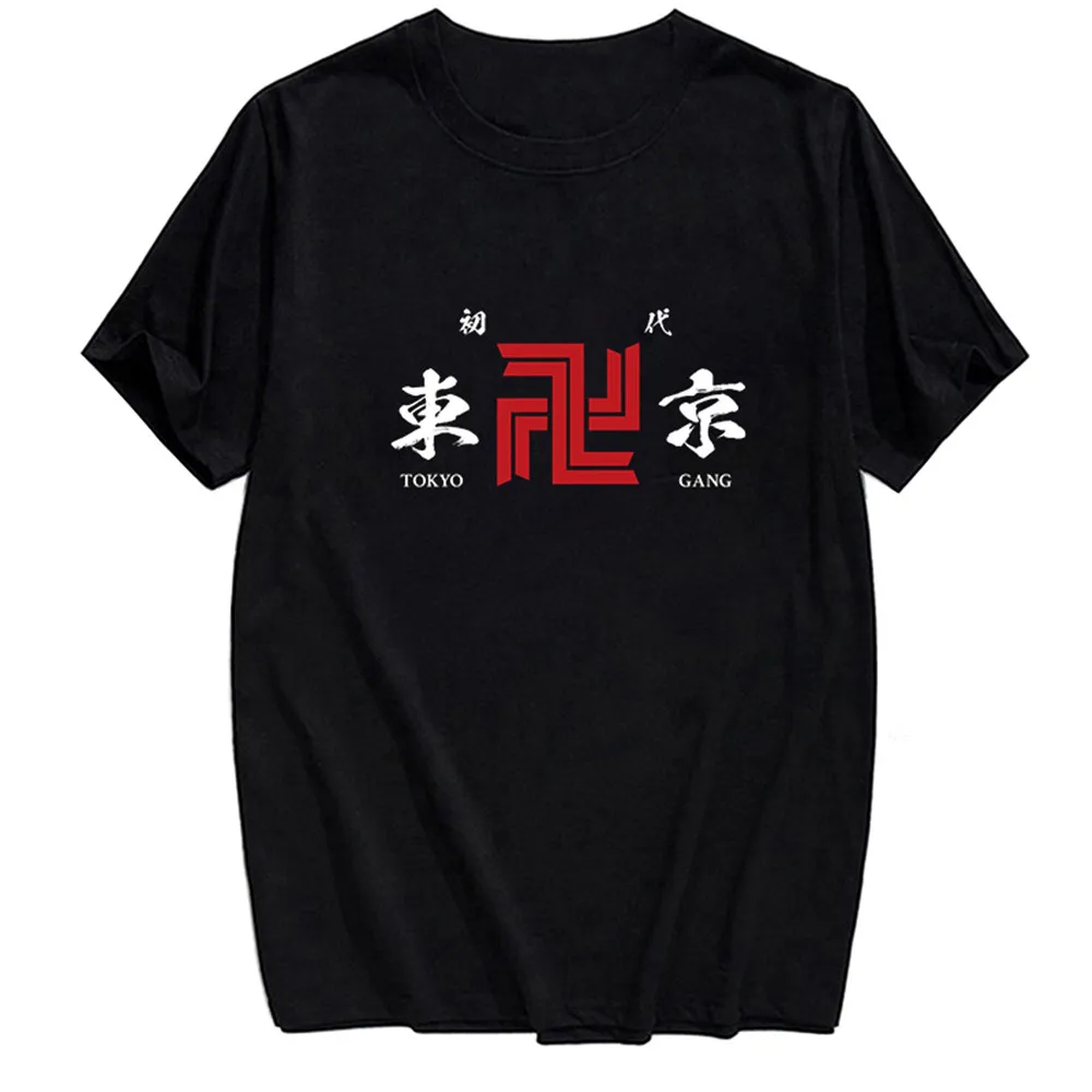 CLOOCL Tokyo Revengers Print T-Shirt Black Cotton T-Shirts Tokyo Manji Gang Letter Tops Unisex Casual Harajuku Tees
CLOOCL Tokyo Revengers Print T-Shirt Black Cotton T-Shirts Tokyo Manji Gang Letter Tops Unisex Casual Harajuku Tees