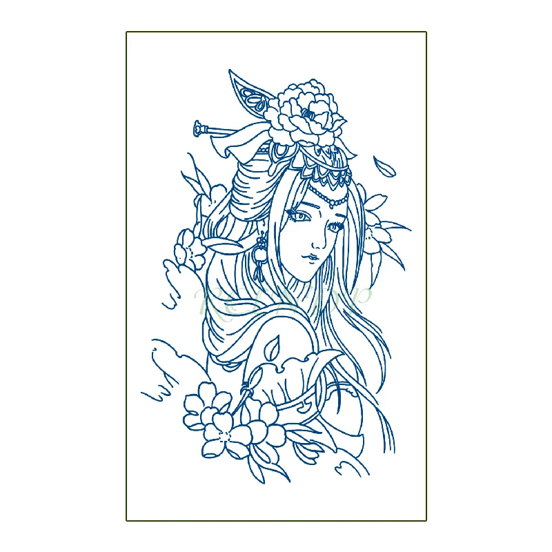 Waterproof Temporary Juice Tattoo Sticker Mask Girl Sword Flower Flower Lasting Tattoos Flash Tatoo Fake Tatto Art for Men Women
Waterproof Temporary Juice Tattoo Sticker Mask Girl Sword Flower Flower Lasting Tattoos Flash Tatoo Fake Tatto Art for Men Women
