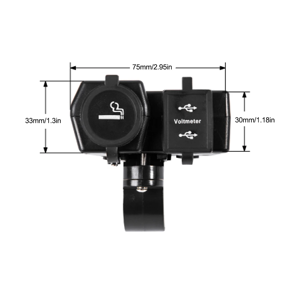 Waterproof 4.2A Mobile Phone Motorcycle Charger USB Type Dual Charging Socket Power Charger with Voltage Switch
Waterproof 4.2A Mobile Phone Motorcycle Charger USB Type Dual Charging Socket Power Charger with Voltage Switch