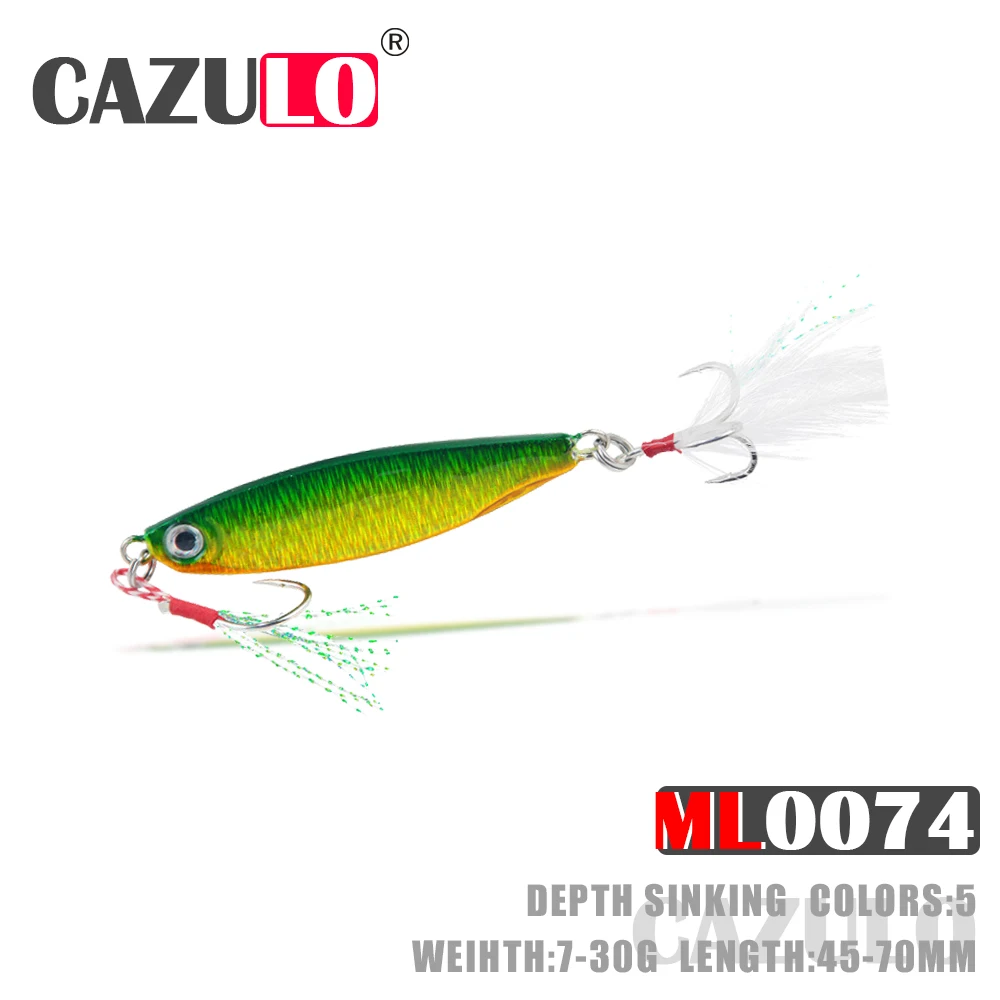 Sinking Metal Jig Fishing Accessories Lure Isca Artificial Bass Weights 7-30g Baits Pesca Accesorios Mar Holographic Carp Leurre
Sinking Metal Jig Fishing Accessories Lure Isca Artificial Bass Weights 7-30g Baits Pesca Accesorios Mar Holographic Carp Leurre