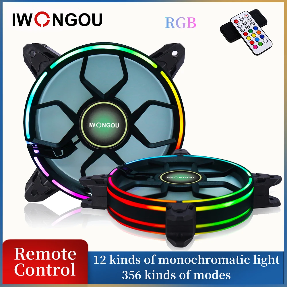 IWONGOU 120mm Fan Slim RGB Fan 5 pack PC Computer Cooling Fan 12V 12cm Silent Cooler 3 pack 4 pack with Controller and Screws
IWONGOU 120mm Fan Slim RGB Fan 5 pack PC Computer Cooling Fan 12V 12cm Silent Cooler 3 pack 4 pack with Controller and Screws