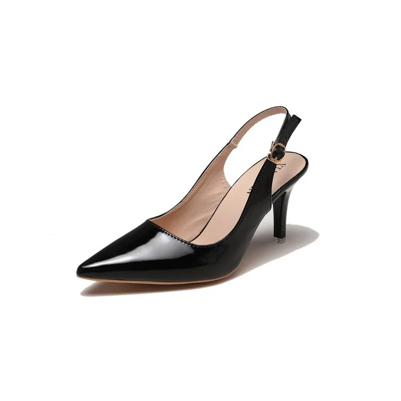 High-heeled Shoes Women's New Empty Pointed Buckle Breathable Fine Heel Europe, America and Work Shoes Solid Color
High-heeled Shoes Women's New Empty Pointed Buckle Breathable Fine Heel Europe, America and Work Shoes Solid Color