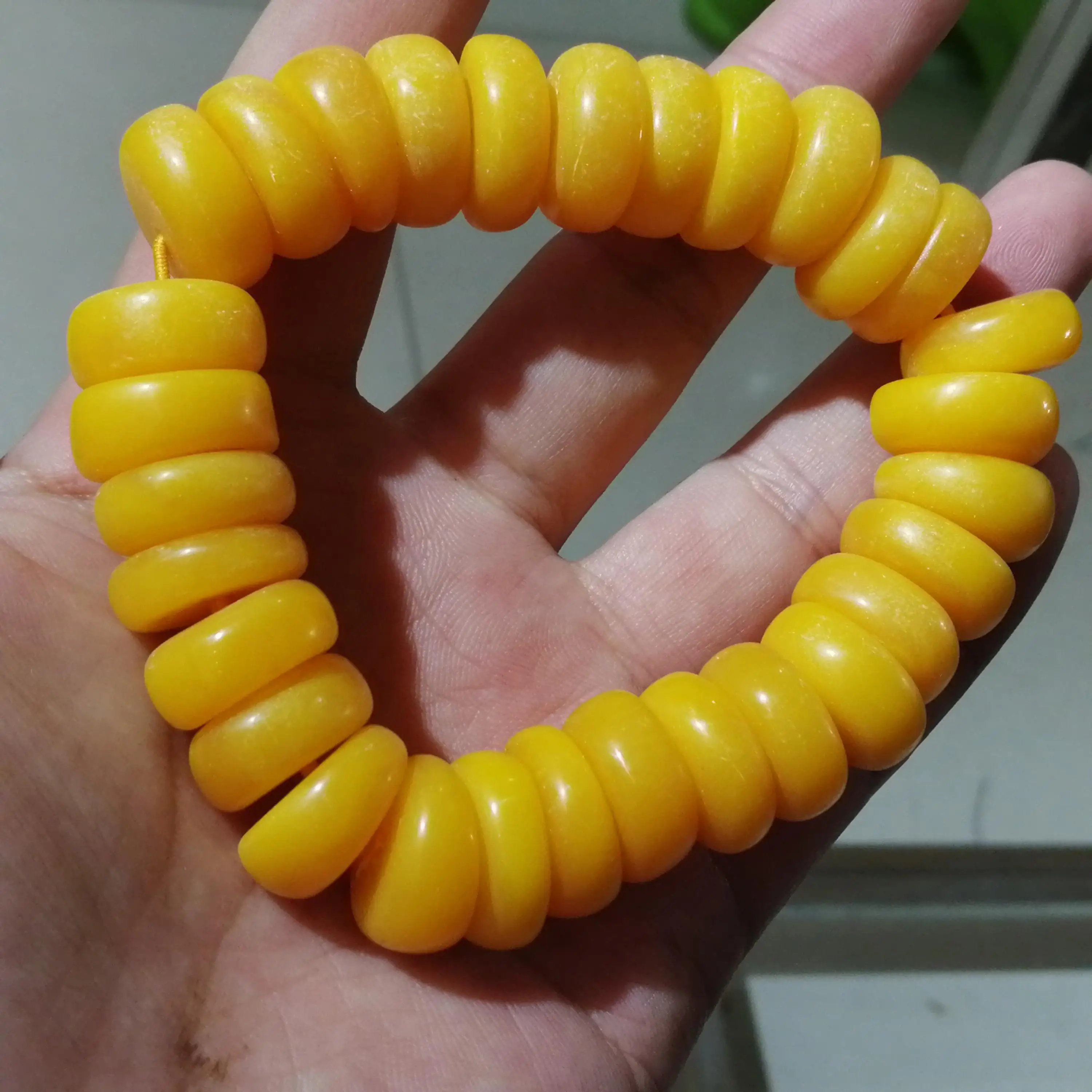 Natural Baltic Amber Elastic Abacus Beads Bracelet Men Women Healing Jewelry Real Beeswax Yellow Honey Wax Beaded Bangles
Natural Baltic Amber Elastic Abacus Beads Bracelet Men Women Healing Jewelry Real Beeswax Yellow Honey Wax Beaded Bangles
