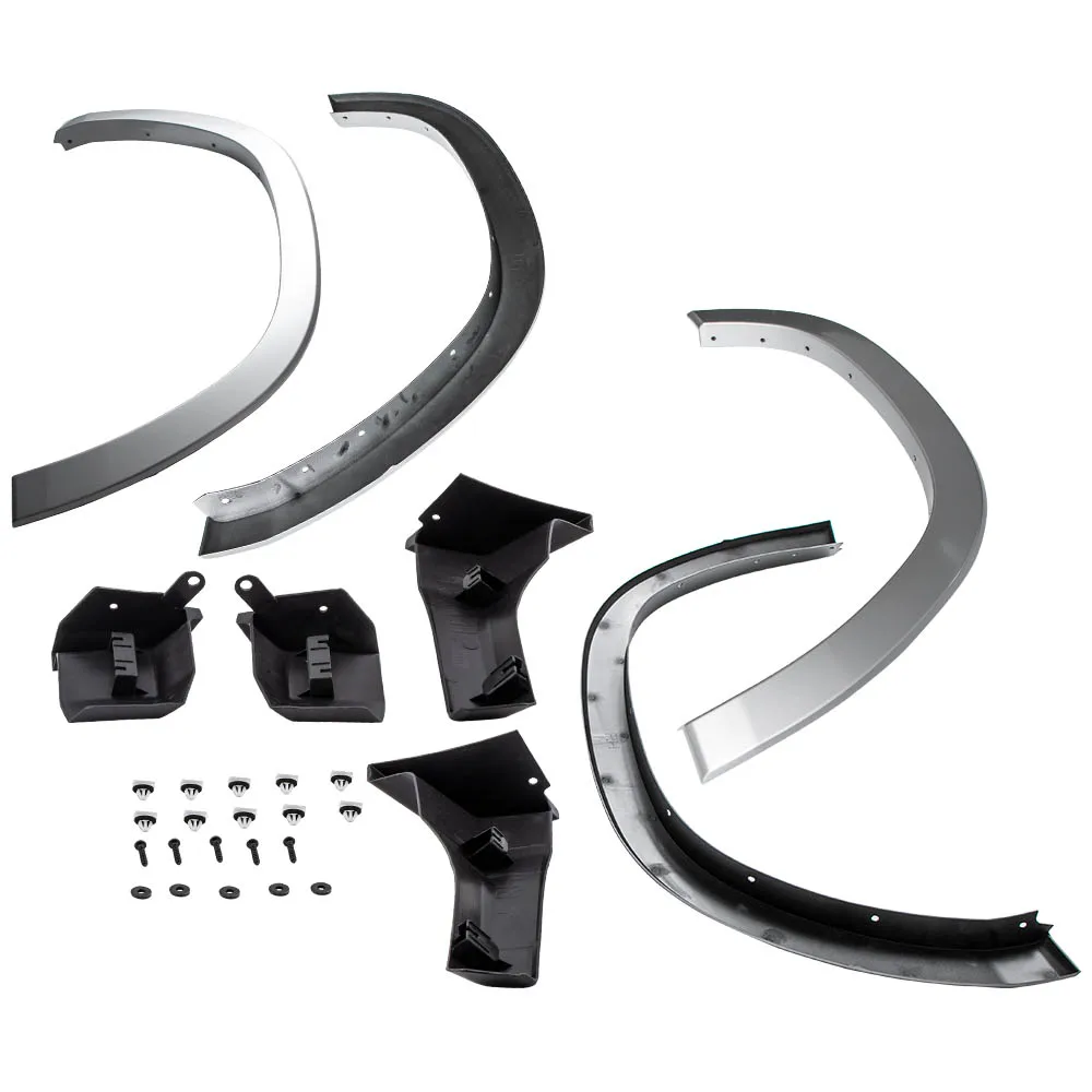 4 шт., защитные накладки на колеса для Dodge Ram 1500 2019-2021, гладкие, серебристые 
4 шт., защитные накладки на колеса для Dodge Ram 1500 2019-2021, гладкие, серебристые