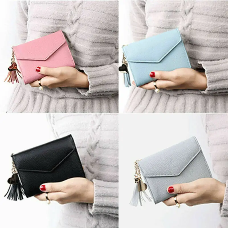 Women PU Leather Wallets Trifold Womens Solid Cute Wallet Case Simple Small Short Coin Purse Bag /BY
Women PU Leather Wallets Trifold Womens Solid Cute Wallet Case Simple Small Short Coin Purse Bag /BY