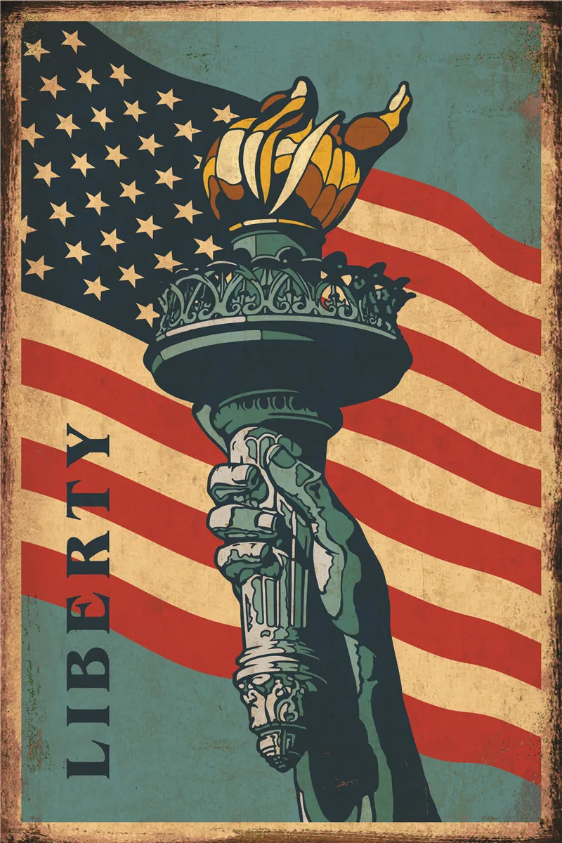Metal Plate Industrial Decor Vintage Wall Posters American Flag Sign Movie Poster Vintage Retro Decoration for Home Gamer Room
Metal Plate Industrial Decor Vintage Wall Posters American Flag Sign Movie Poster Vintage Retro Decoration for Home Gamer Room